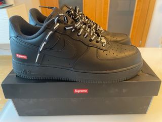 Nike Air Force 1 Supreme negras 46