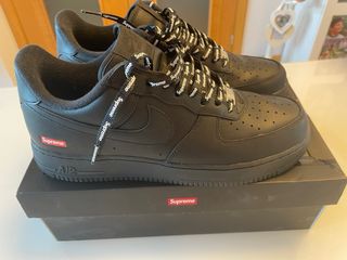 Nike Air Force 1 Supreme negras 46