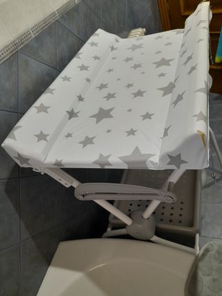 Cambiador bebé con bañera