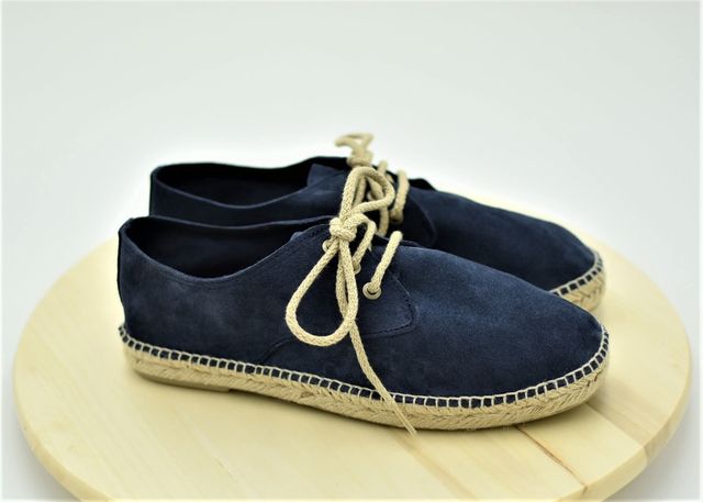 Alpargatas azul marino esparto hombre