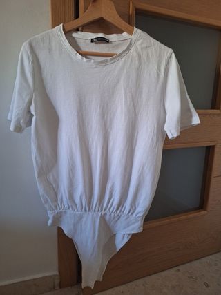 Body blanco Zara - nuevo