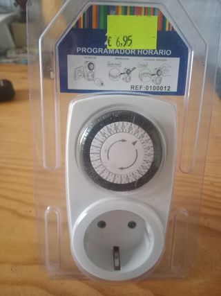 Programador horario enchufes