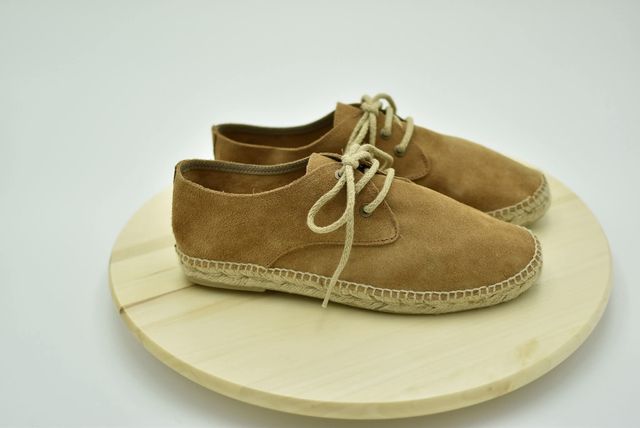 Alpargatas hombre serraje marrón