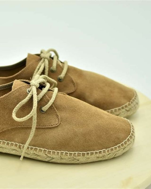 Alpargatas hombre serraje marrón