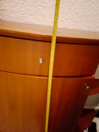 Cómoda entrada madera - espejo