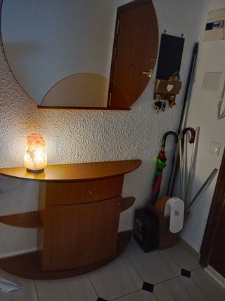 Cómoda entrada madera - espejo