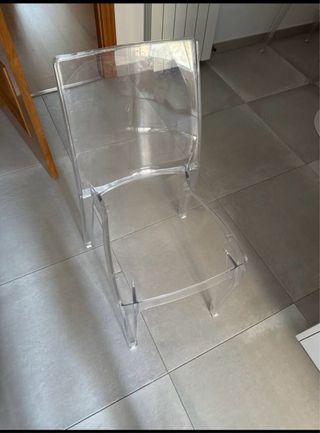 4 Sillas Trasparentes Metacrilato