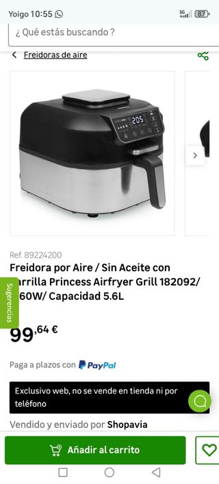 MasterPro: Freidora sin humo 5 en 1