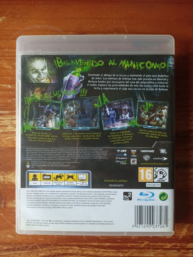 Batman Arkham Asylum PS3