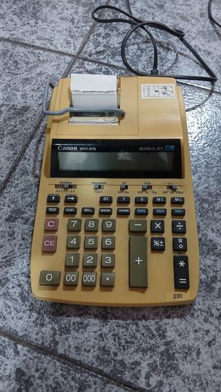 Calculadora Canon BP37-DTS vintage