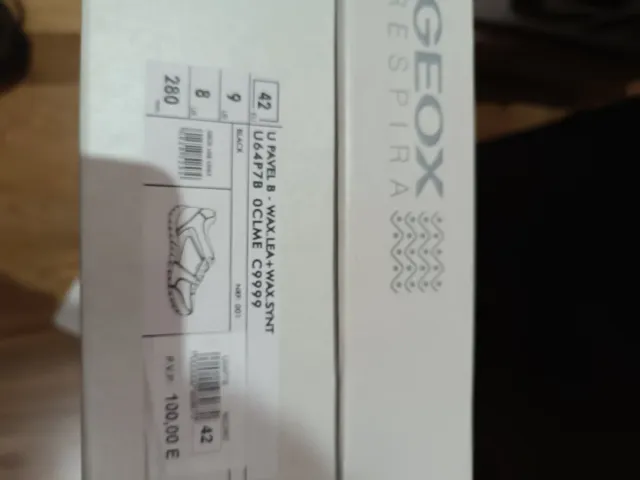 Zapatillas Geox negras talla 42! 280mm