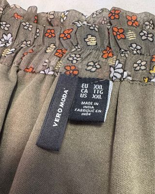 Falda acampanada XXL Vero moda. Moda Boho.