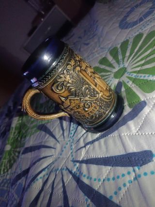 Jarro cerveza alemán antiguo-edicion limitada