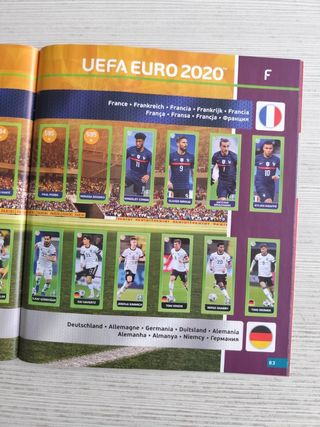 Album figurine Panini UEFA Euro 2020