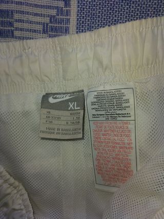 Pantalón chándal Nike blanco
