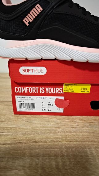 Puma Sneakers - 40.5 - Nere/Rosa nuove 