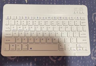 Teclado portátil blanco