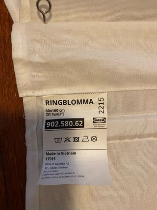 Estores IKEA RINGBLOMMA 80x160cm