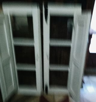 2 Ventanas Antiguas de Madera