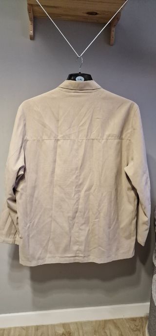 Chaqueta ante beige