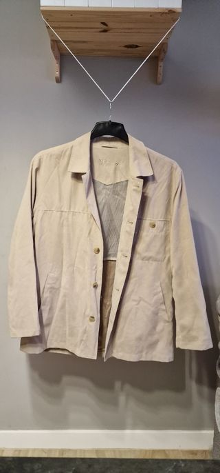 Chaqueta ante beige