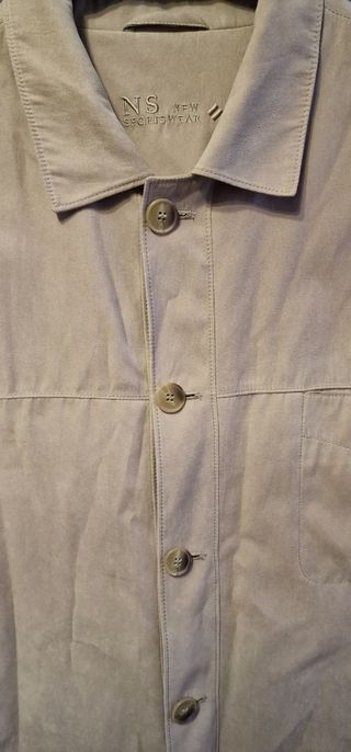 Chaqueta ante beige