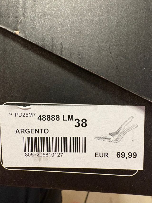 Primadonna Collection Décolleté Slingback Argento