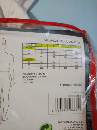 Disfraz atracador La Casa de Papel talla M