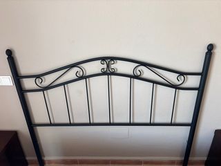 Cabecero cama forja negro