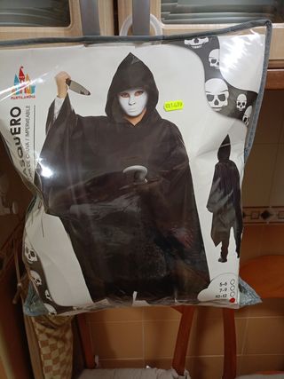 Capa negra niño Halloween