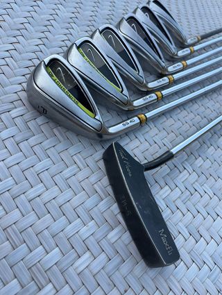 Hierros Zurdo Nike Slingshot 4D & Putter Maxfli L