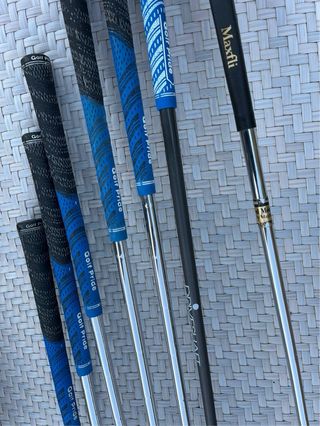 Hierros Zurdo Nike Slingshot 4D & Putter Maxfli L