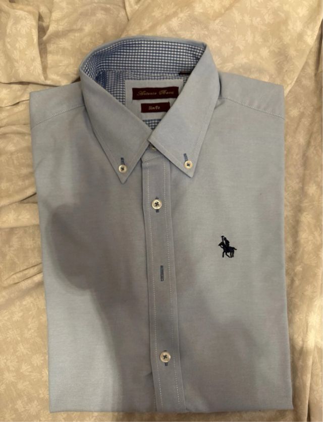 Camisa azul - Talla L