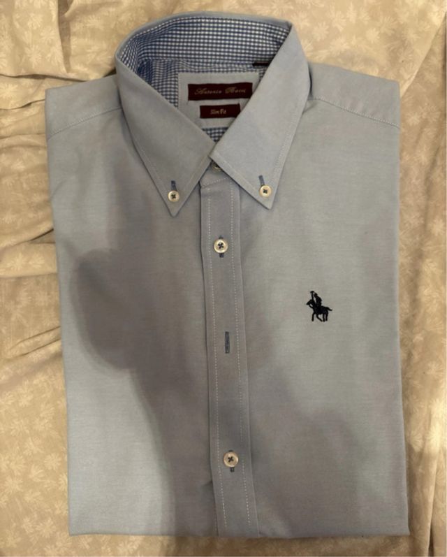 Camisa azul - Talla L
