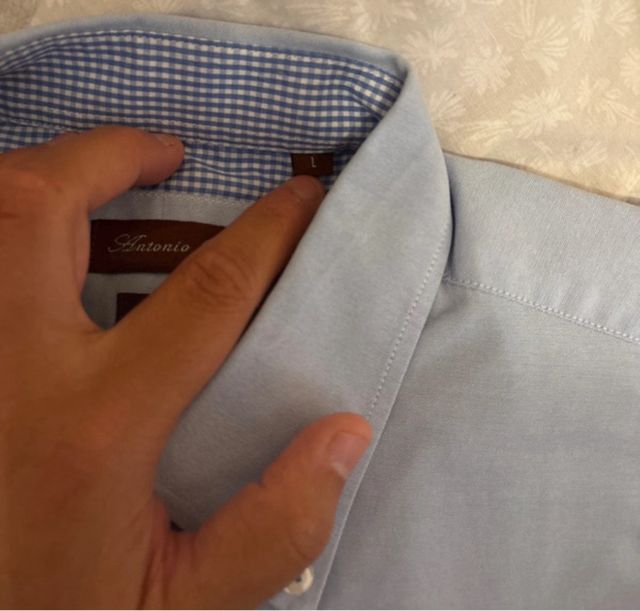 Camisa azul - Talla L