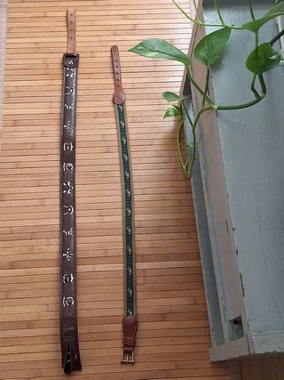 Cinturones vintage años 90.