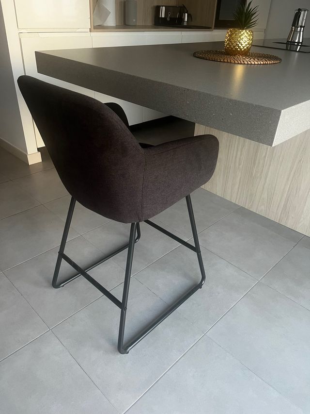 Taburete Miliboo negro - 65cm