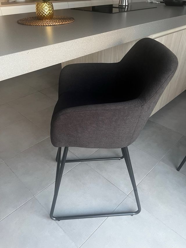 Taburete Miliboo negro - 65cm