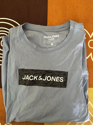 Camiseta Jack & Jones azul talla S