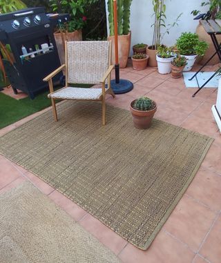 Alfombra jardín exterior
