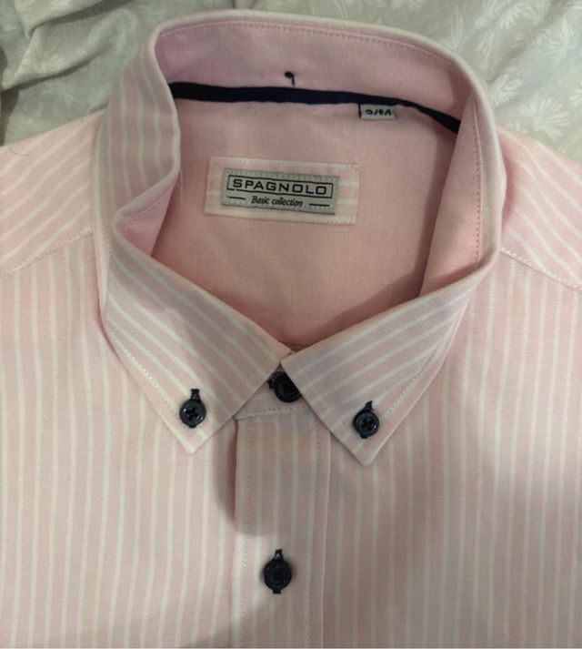 Camisa Spagnolo XL rayas rosa