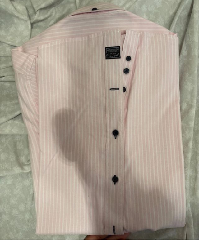 Camisa Spagnolo XL rayas rosa
