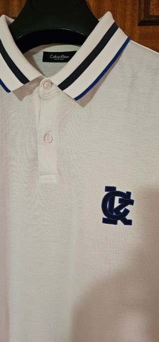 Polo Calvin Klein blanco