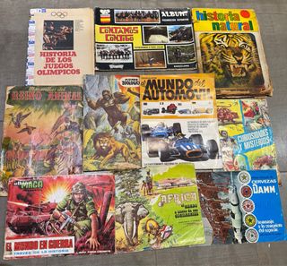 Álbumes variados antiguos años 60-80
