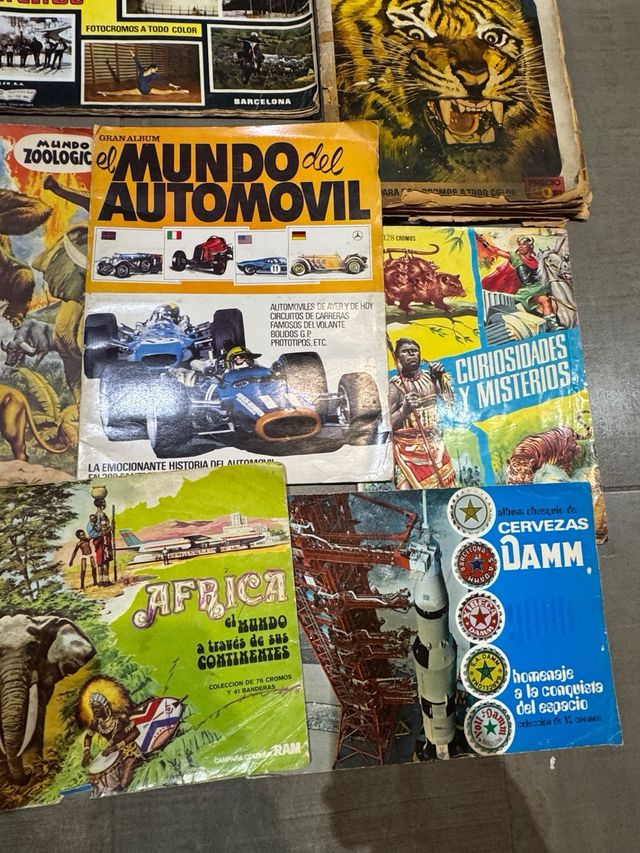 Álbumes variados antiguos años 60-80