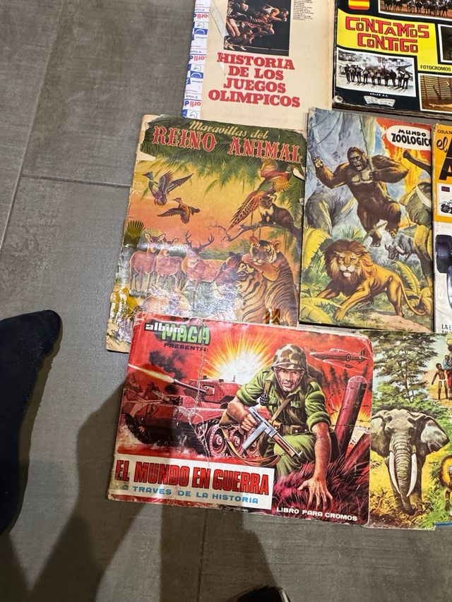 Álbumes variados antiguos años 60-80