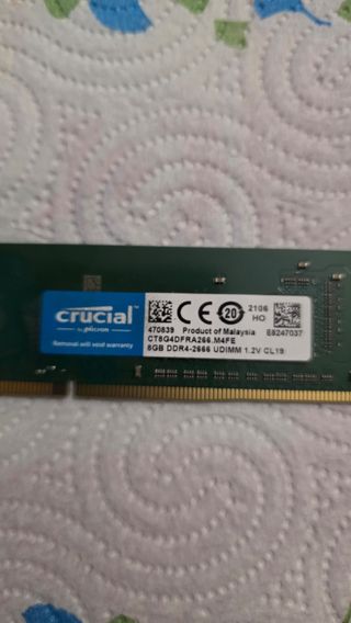 RAM Crucial DDR4 8GB 2666MHz