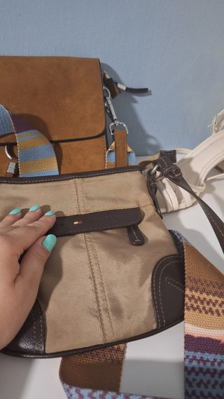2 bolsos Tommy Hilfiger + zapatos
