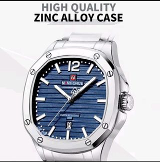 Reloj NAVIFORCE Hombre Azul Plata