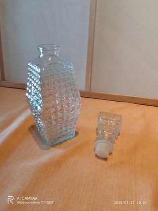 Decantador cristal antiguo